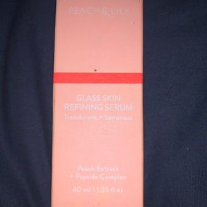 Peach and lily glass skin